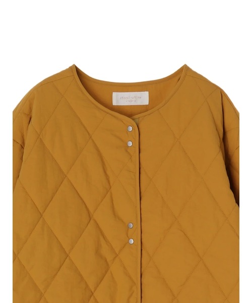 「Green Parks」 ノーカラーコート FREE イエロー レディース_画像3