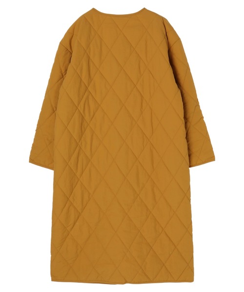 「Green Parks」 ノーカラーコート FREE イエロー レディース_画像8