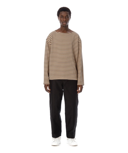 「Sandinista」 長袖Tシャツ MEDIUM ベージュ×ブラック メンズ_画像2