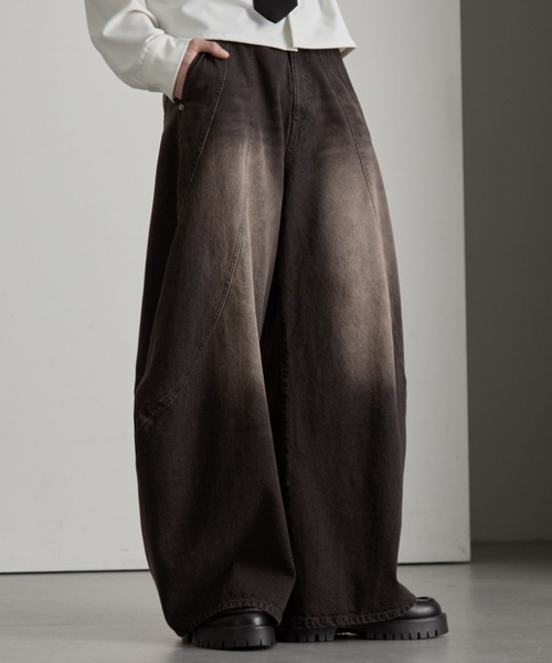 cussil（クシル） ワイドパンツ ジーンズ 「cussil/クシル」「12oz