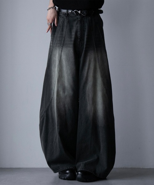 cussil（クシル） ワイドパンツ ジーンズ 「cussil/クシル」「12oz 
