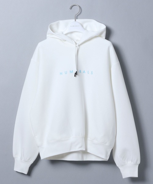 「NUMERALS」 プルオーバーパーカー 60 ライトベージュ レディース_画像4