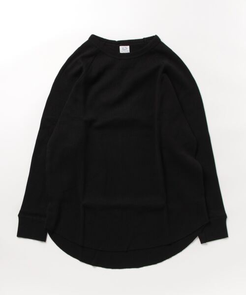 「FRUIT OF THE LOOM」 長袖Tシャツ M ブラック メンズ_画像5