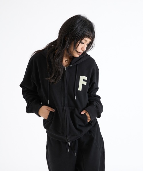 FTW パーカー VELOUR PATCH ZIP HOODIE レディース メンズ : ZOZOTOWN