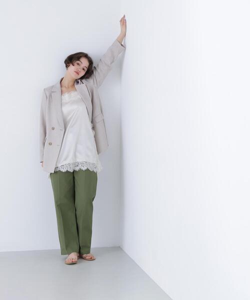 【上下サイズ違い】NATURAL BEAUTY BASIC ジャケット＆スカート NATURAL BEAUTY BASIC（ナチュラルビューティーベーシック）の