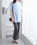 tシャツ 半袖 「サラっと快適×体型カバー」袖...の詳細画像4