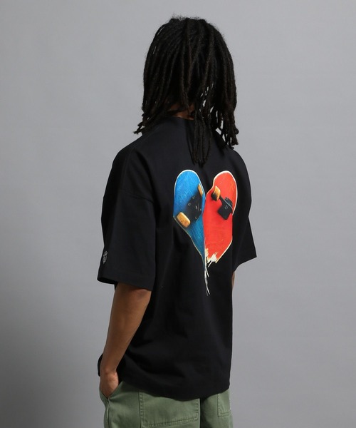 「GEORGE'S」 半袖Tシャツ MEDIUM ブラック メンズ_画像6