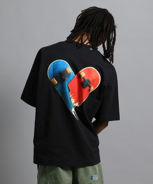 「GEORGE'S」 半袖Tシャツ MEDIUM ブラック メンズ_画像7