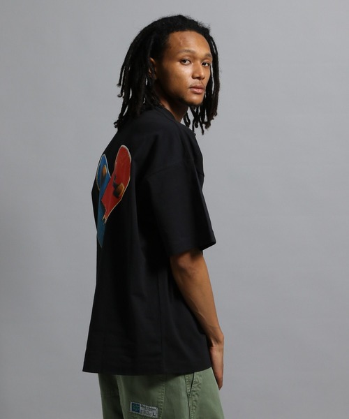 「GEORGE'S」 半袖Tシャツ MEDIUM ブラック メンズ_画像9