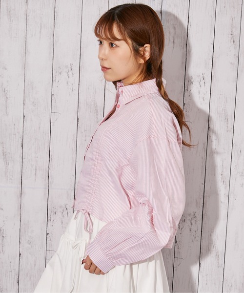 ちゅん 美品 ストラスブルゴ ブラウス ピンク STRASBURGO