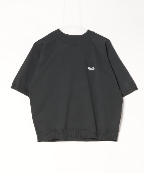 「PENNEYS」 半袖ニット FREE チャコール レディース_画像2