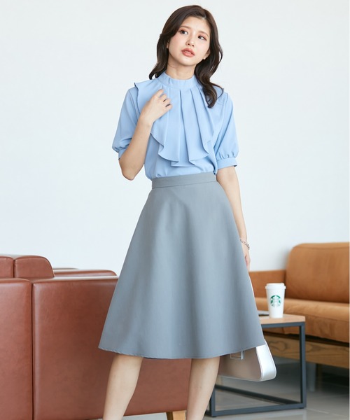 「visage」 フレアスカート M ブラック レディース_画像9