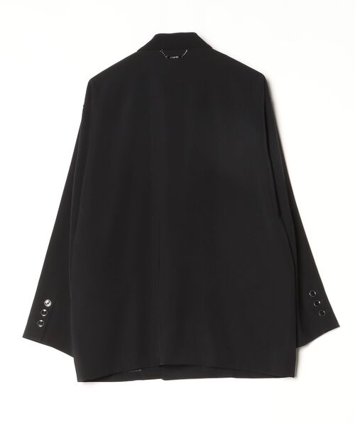 「ADRER」 テーラードジャケット X-SMALL ブラック メンズ_画像2