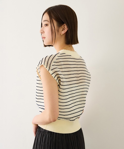 ROPE'（ロペ） サマーニット ニット セーター ピンタックサマー