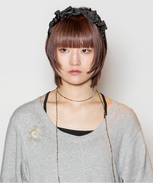 【美品】　CA4LA リボン付き ブラック カチューシャ CA4LA（カシラ） カチューシャ RIBBON BLOOM : ZOZOTOWN Yahoo!店