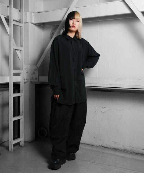 Ruze シャツ Back long shirt/バックロングシャツ メンズ レディース