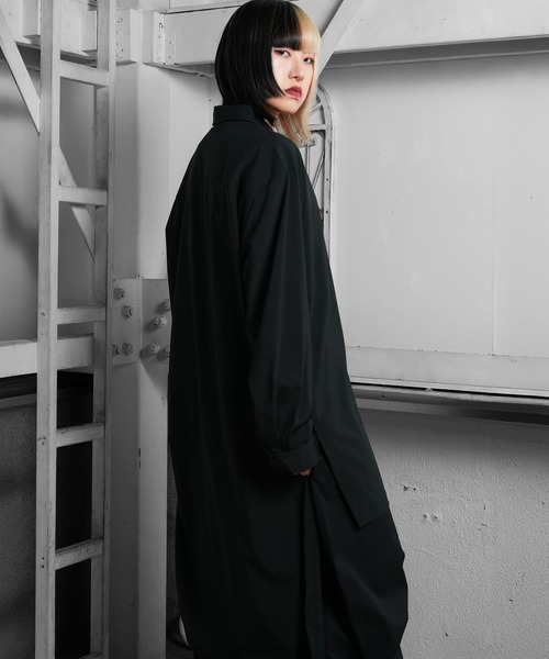 Ruze シャツ Back long shirt/バックロングシャツ メンズ レディース