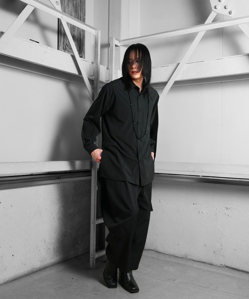 Ruze シャツ Back long shirt/バックロングシャツ メンズ レディース