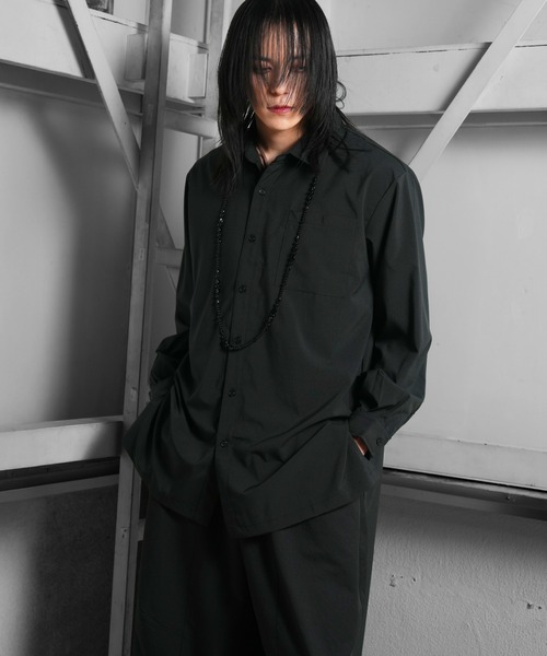 Ruze シャツ Back long shirt/バックロングシャツ メンズ レディース