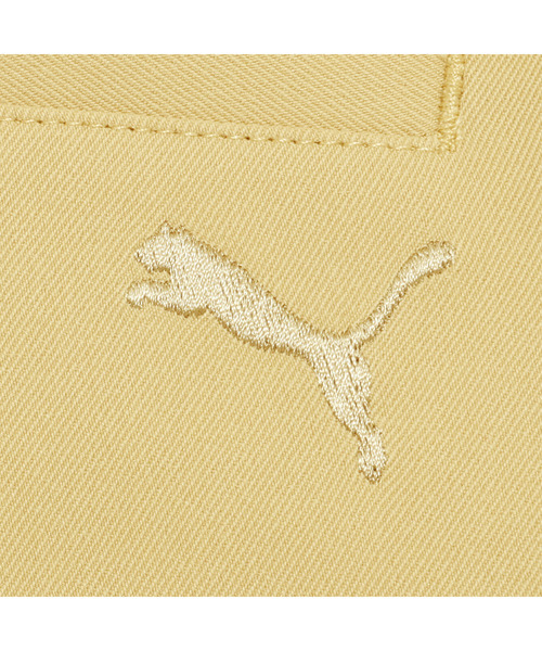 【M】秋冬 定価14,960円 プーマ ゴルフ ライン カードボードパンツ 黒 PUMA（プーマ） パンツ メンズ ゴルフ FOG ストレート チノ パンツ