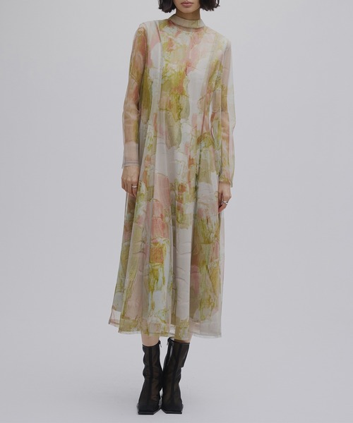 Ameri（アメリ） ドレス UND GYPSUM ART DRESS : ZOZOTOWN Yahoo!店