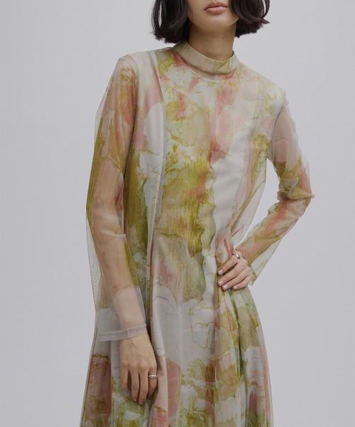 Ameri（アメリ） ドレス UND GYPSUM ART DRESS : ZOZOTOWN Yahoo!店