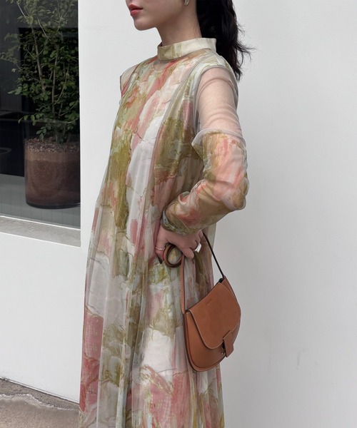 Ameri（アメリ） ドレス UND GYPSUM ART DRESS : ZOZOTOWN Yahoo!店