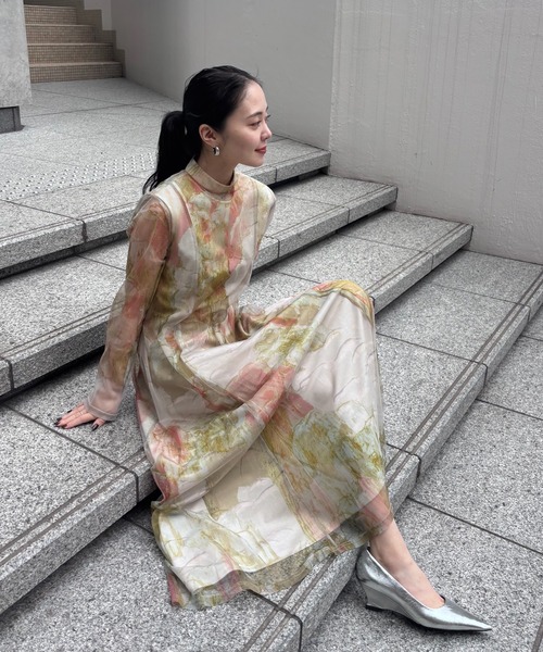 Ameri（アメリ） ドレス UND GYPSUM ART DRESS : ZOZOTOWN Yahoo!店