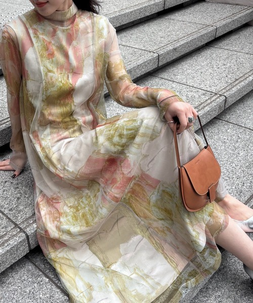 Ameri（アメリ） ドレス UND GYPSUM ART DRESS : ZOZOTOWN Yahoo!店