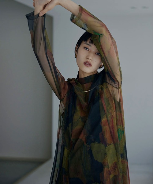 Ameri（アメリ） ドレス UND GYPSUM ART DRESS : ZOZOTOWN Yahoo!店