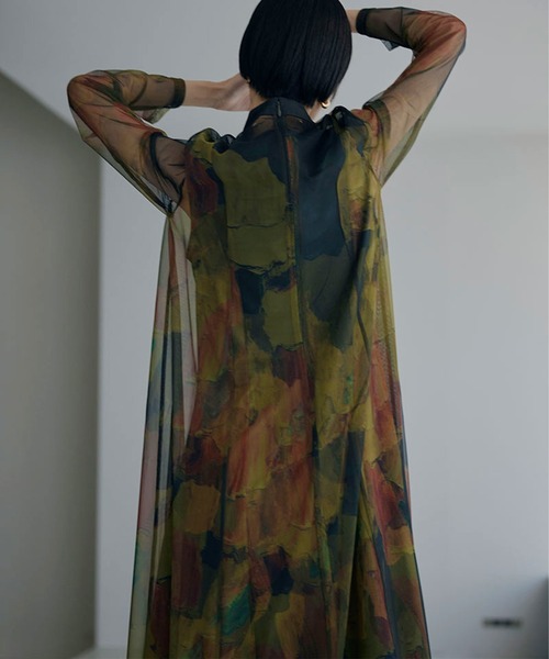 Ameri（アメリ） ドレス UND GYPSUM ART DRESS : ZOZOTOWN Yahoo!店