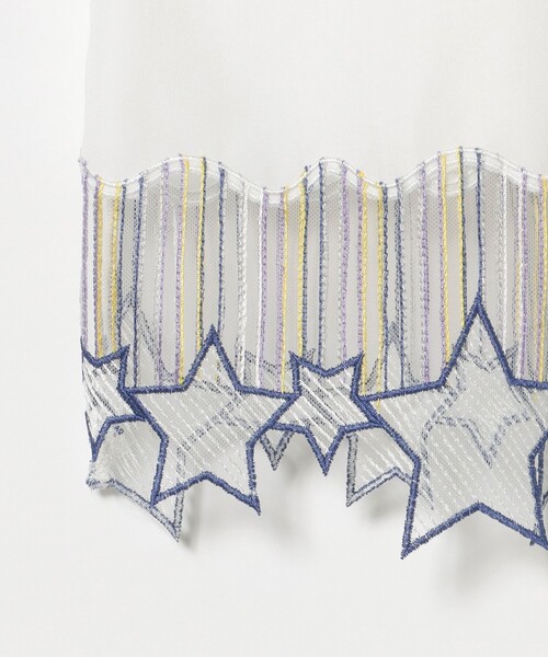 BEAMS HEART（ビームス ハート） ブラウス シャツ カラフル刺繍シャツ