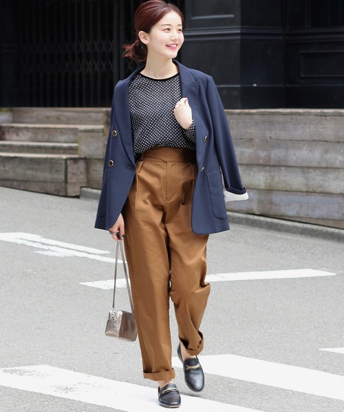 「IENA」 チノパンツ 36 ベージュ レディース_画像2