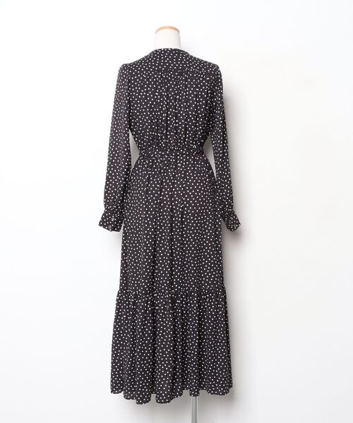 「UNITED ARROWS」 長袖ワンピース 36 ブラック レディースの画像