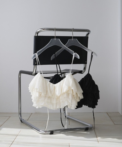 anuke（アンヌーク） キャミソール Mesh Frill Camisole : ZOZOTOWN