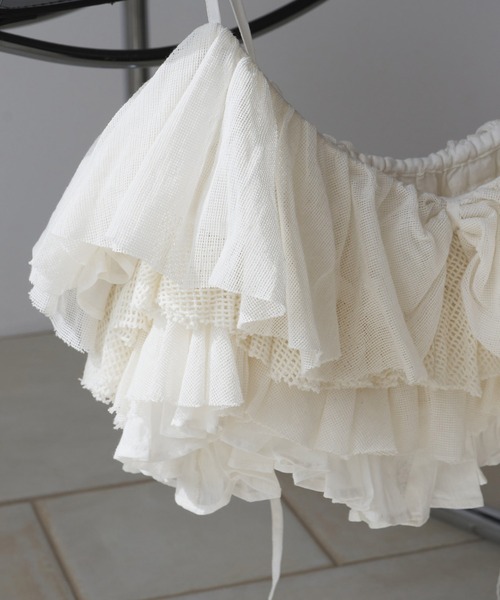anuke（アンヌーク） キャミソール Mesh Frill Camisole : ZOZOTOWN