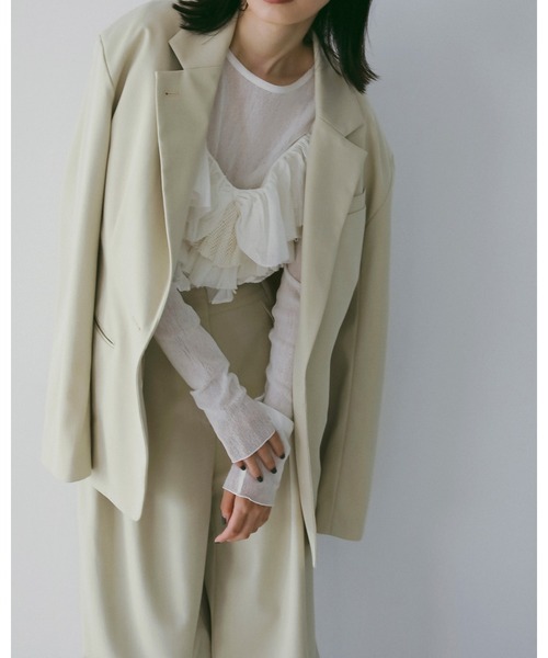 anuke（アンヌーク） キャミソール Mesh Frill Camisole : ZOZOTOWN