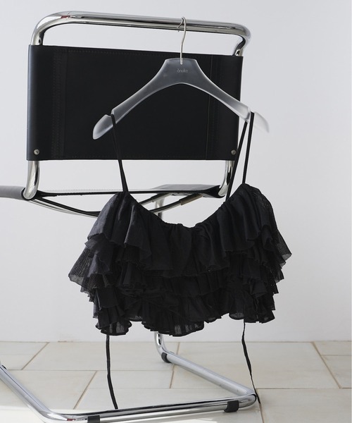 anuke（アンヌーク） キャミソール Mesh Frill Camisole : ZOZOTOWN