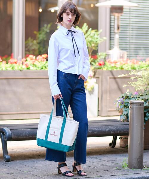 「DRESSTERIOR」 長袖シャツ 36 ホワイト レディース_画像3