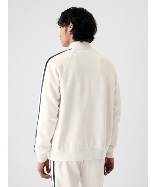 オッズジャパン　ホワイト ジップアップ ブルゾン GAP（ギャップ） ジャージブルゾン X-LARGE オフホワイト メンズ