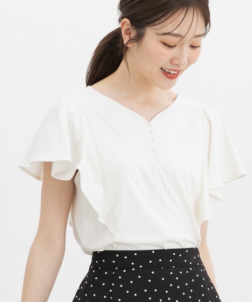 Honeys（ハニーズ） tシャツ 半袖 「ハニさら・接触冷感・UVカット