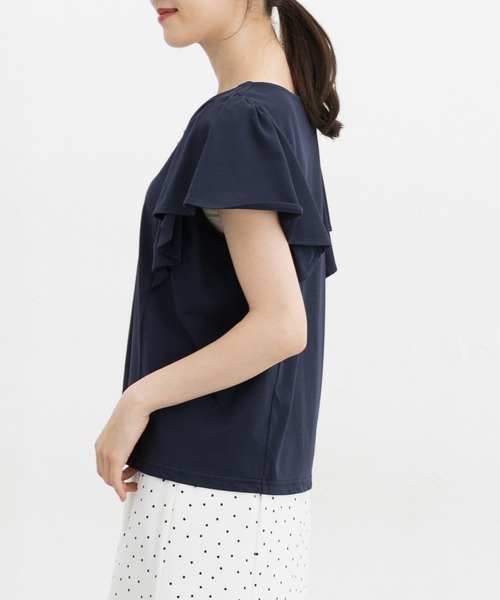Honeys（ハニーズ） tシャツ 半袖 「ハニさら・接触冷感・UVカット