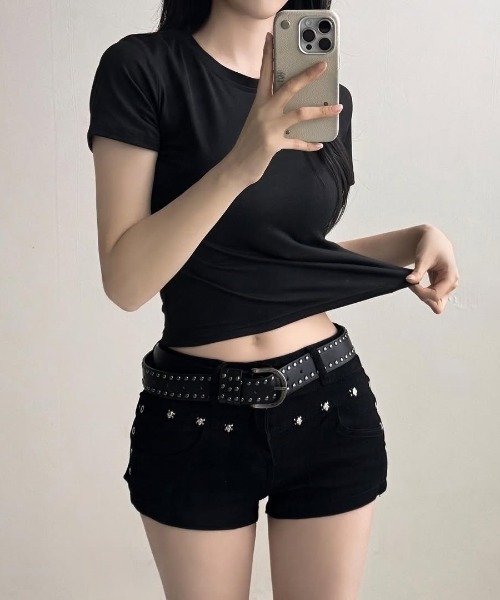 FREE STYLISTS ジーンズ デニム デニムパンツ Y2K スカルスタッズ