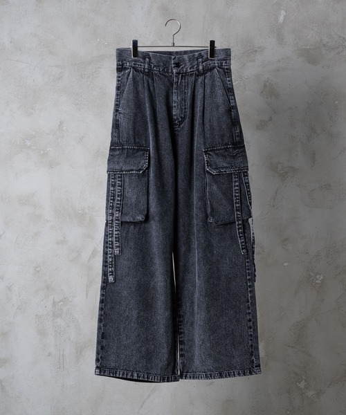 「INTER FACTORY」 カーゴパンツ LARGE グレー メンズ_画像2