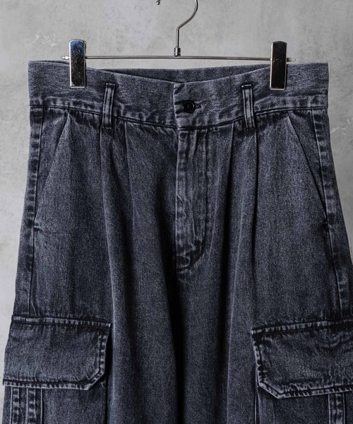 「INTER FACTORY」 カーゴパンツ LARGE グレー メンズ_画像5