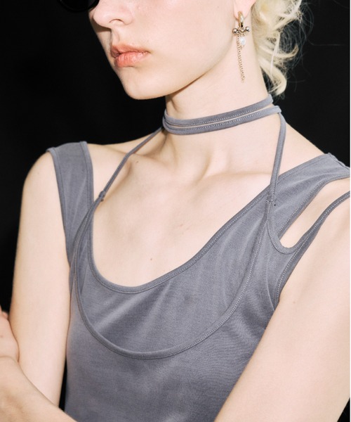 JOSE MOON（ジョゼムーン） タンクトップ ノースリーブ LAYERED TANK