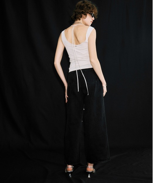 JOSE MOON（ジョゼムーン） タンクトップ ノースリーブ LAYERED TANK