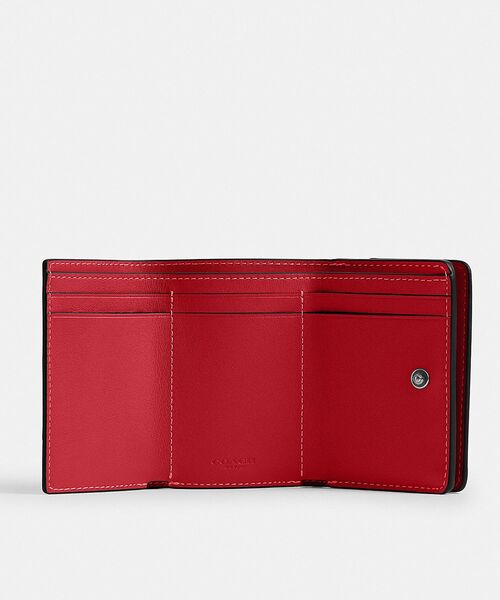 COACH（コーチ） ミニ 財布 ミニ トライフォールド コイン ウォレット