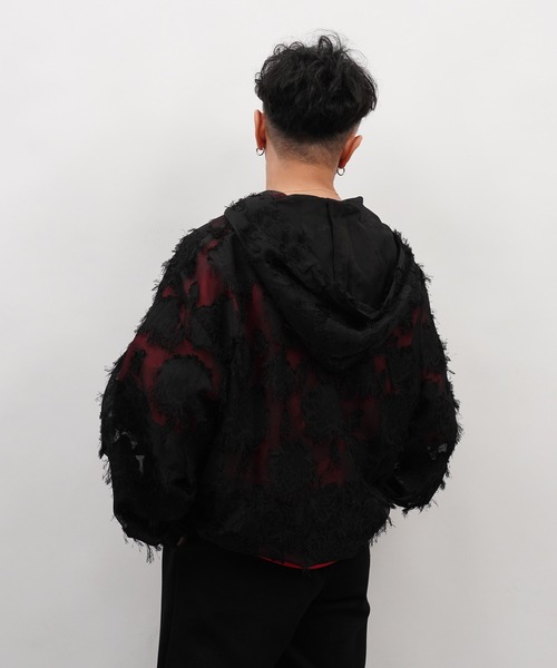 「Aphlotus」 長袖シャツ MEDIUM ブラック メンズ_画像7