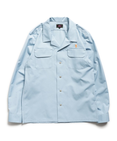 「ROTAR」 長袖シャツ MEDIUM サックスブルー メンズ_画像5